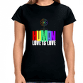 thumbnail image 1 of LGBTQ Human Rainbow Shirt Lesbian Gay Pride Shirt Rainbow Women Tops, 1 of 8
