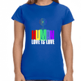 thumbnail image 1 of LGBTQ Human Rainbow Shirt Lesbian Gay Pride Shirt Rainbow Women Tops, 1 of 8