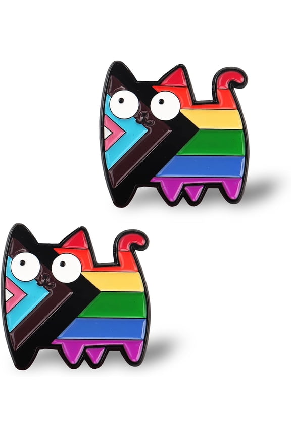 LGBTQ Pride Enamel Pins Set for Jackets Bags Clothes, LGBTQ+ Ally Lapel Pins for Equality Love Support Visibility