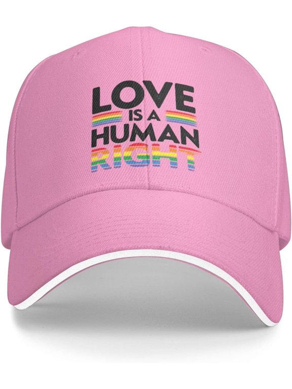 LGBTQ Pride Gay LGBT Rainbow Lesbian Hat Baseball Cap Men Women Adjustable Plain Dad Hats Low Profile Solid Ball Cap