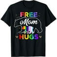 thumbnail image 1 of LGBTQ Pride Mama Bear Free Mom Hugs T-Shirt, 1 of 3