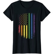 LGBTQ Pride Month US American Rainbow Flag for Equal Rights T-Shirt