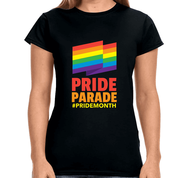 LGBTQ Pride Parade Lesbian Pride Day Transgender Rainbow Gay Shirts for Women