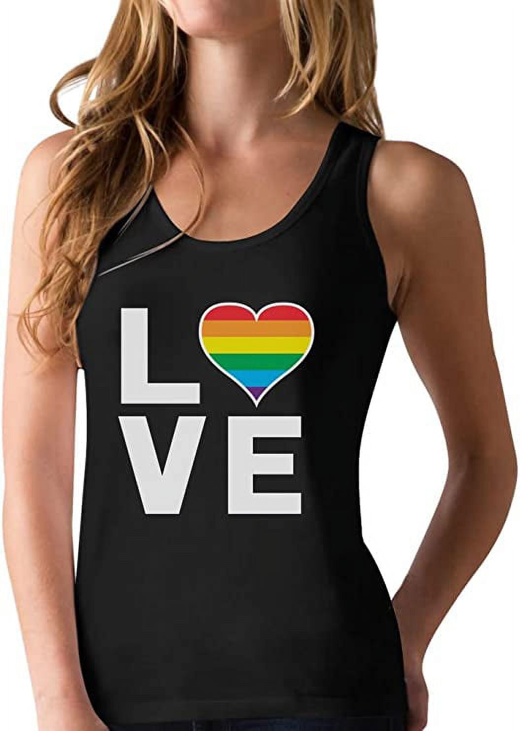 Women's gay pride deals tank tops