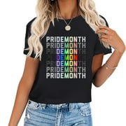 LGBTQIA Pride Month Design - GayPride Love Women's Summer Top with Unique Print