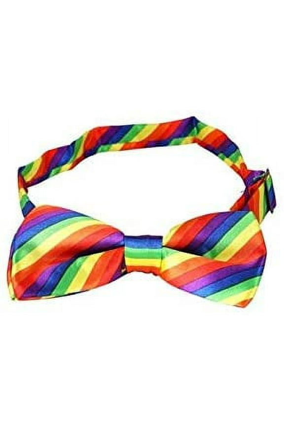 LGBTQIA Rainbow Pride Adjustable Bowtie