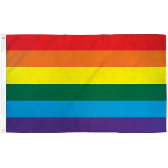 LGBTQIA+ Rainbow Pride Flag (3' X 5')