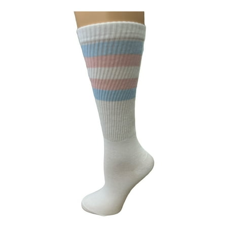 Pride Gone Wild Retro Gay Pride Comfortable Vibrant Transgender Tube Socks