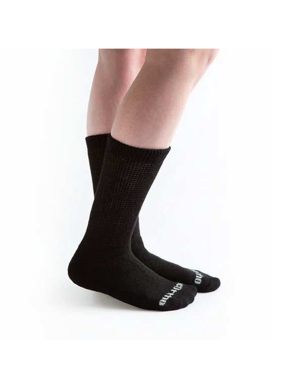 LGBlack Doc Ortho Ultra Soft Diabetic Socks, 3 pairs