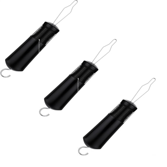 LGCASL 3 Pack Button Hook with Zipper Pull - Dressing Helper Assist Tool for Arthritis - One Hand Shirt & Coat Buttoning Aid, Handicapped, Elderly - Limited Dexterity, Wide Grip Handle