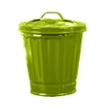thumbnail image 1 of LGCASL Cute Trash Can Creative with Lid Living Room Bedroom Table Trash Can Storage Can Flower Pot, 1X Mini Trash Can Green 2.56*3.54*3.74Inch, 1 of 8