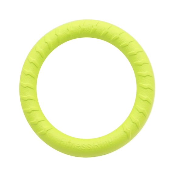 LGCASL Eva Pet Chewing Training Ring, 11 Inches in Diameter, Dog Chew Rubber Ring Toy Interactive Tug & Training Toy, Suitable for Most Dog Sizes, Green