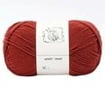 thumbnail image 1 of LGCASL Hand-Knitted Yarn #2 Roman Red, 1Pc=100G Hand Woven Cotton Yarn Soft Crochet Yarn for Hand Knitting Warm Sweater Sofa Cushion Scarf Diy, 1 of 4