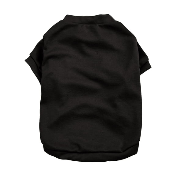 LGCASL Lightweight and Breathable Spring Pullover for Pets Dog T Shirt Soft Cotton Basic Pet Shirt Lightweight Breathable Pullover Design for Small and Medium Dogs Puppy (Black, S)