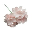 thumbnail image 1 of LGCASL Pcs 6 Inch Silk Hydrangea Heads Artificial Decoration Flowers Garden Floral Décor Purple, 1*Artificial Flower Khaki, 1 of 5