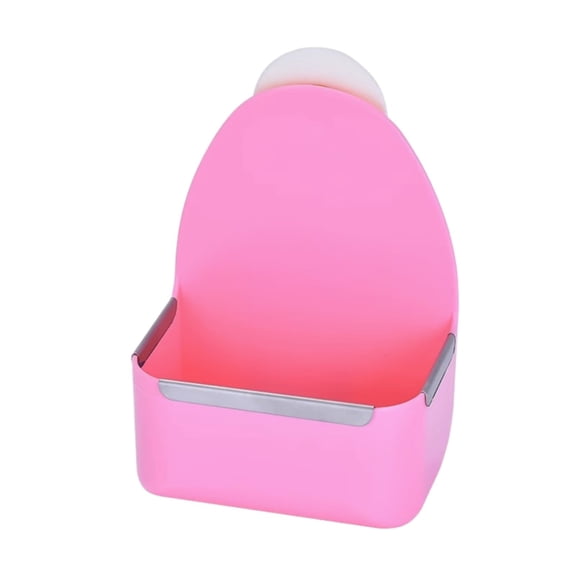 LGCASL Small Animal Food Bowls Clearance! Food and Water Bowl Cage Feeder for Rabbits Dish Feeder Removable Hanging Spill Proof Anti for Rabbit Pig Hamster Ferret, Pink