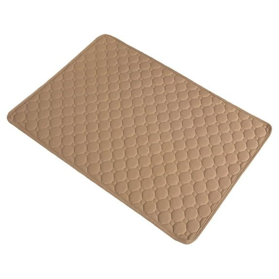 LGCASL Thickened Pet Pee Pads, Reusable Pet Pee Absorbent Leak Proof Washable Puppy Training Mats with Odor Control (Coffee, S)