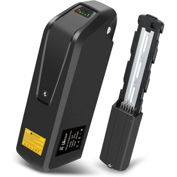 LGECOLFP 36V Ebike Battery 20AH Lithium Ion Electric Bike Motor