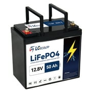 LGECOLFP Lithium Iron Phosphate (LiFePO4) 12V Solar Home Storage, 50Ah (Amp-Hour) Marine Battery