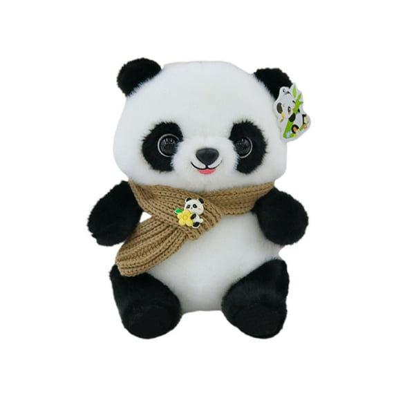 LGHDIWN 9.8" Panda Stuffed Animals Plush, Cute Plushies for Animal Themed Parties Teacher Student Award, Animal Toys for Baby, Boy, Girls, Great for Nursery, Room Decor, Bed