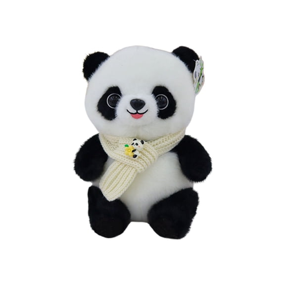 LGHDIWN 9.8" Panda Stuffed Animals Plush, Cute Plushies for Animal Themed Parties Teacher Student Award, Animal Toys for Baby, Boy, Girls, Great for Nursery, Room Decor, Bed