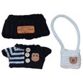 thumbnail image 1 of LGHDIWN Clothes for Doll Set (No Doll) Hat & Handcrafted Crochet Set for 15cm/17cm - Stylish Adorable Dolls Clothes Accessories, Designer Cute Clothes for Dress up Unique Style, 1 of 9