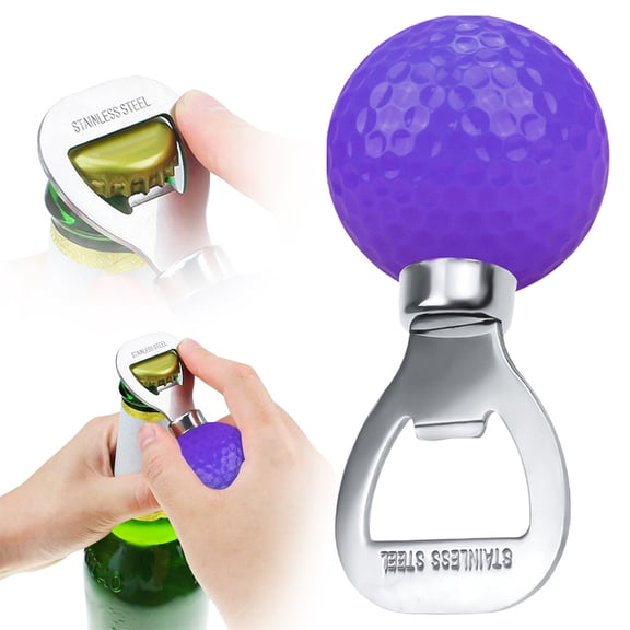 LGHDIWN Golf Ball-Shaped Funny Bottle Opener - Novelty Kitchen Tool for Food Lovers and Enthusiasts, Unique Gadget for Home, Office or as a Gift for Cooking Hobbyists
