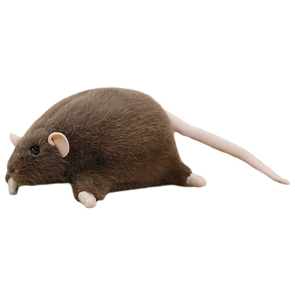 LGHDIWN Rat Stuffed Animal Plush Toy (7.8/11.8 inchs) - Soft & Cute Stuffed Animal Pillow, Adorable Rat Cuddle Pillow for Bed, Sofa, Room Decor, Cuddly Realistic Plushies for Birthday