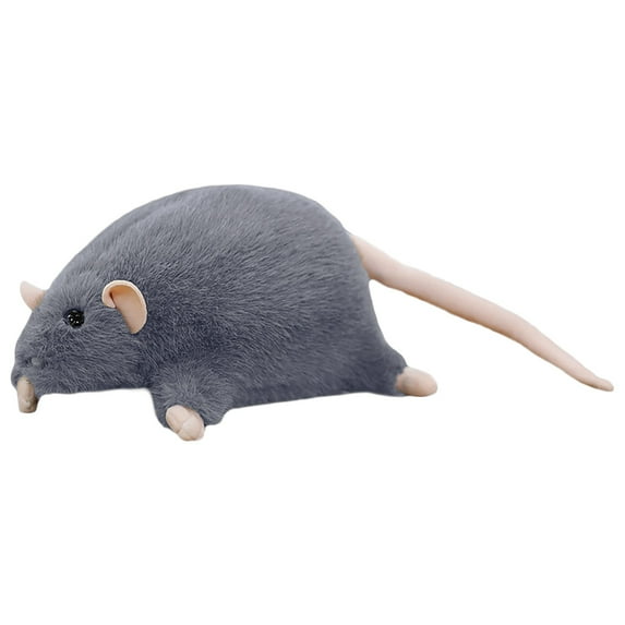 LGHDIWN Rat Stuffed Animal Plush Toy (7.8/11.8 inchs) - Soft & Cute Stuffed Animal Pillow, Adorable Rat Cuddle Pillow for Bed, Sofa, Room Decor, Cuddly Realistic Plushies for Birthday