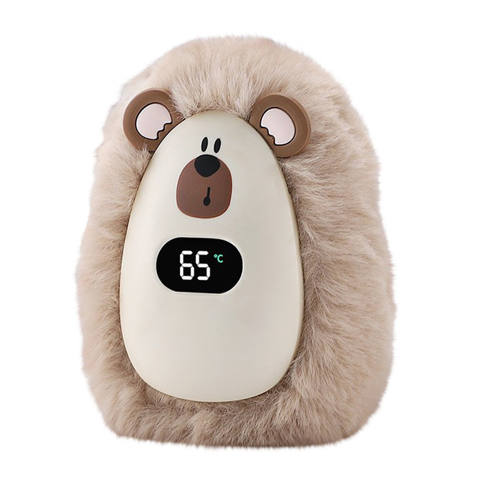 LGHDIWN Rechargeable Hand Warmer with Digital Display - 3-Temperature Pocket Heater (10.5 x 7.5 cm) for Outdoor Camping, Hiking, Sports and Winter Travel - Fast Heating Portable Gadget