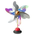 thumbnail image 1 of LGHDIWN Reflective Pinwheels Wind Spinner, Colourful Pinwheels,Mixed Colors Plastic Wind Spinners Toy for Kids,6 Vane Windmill for Home Garden Lawn Indoor Outside Decoration, 1 of 4
