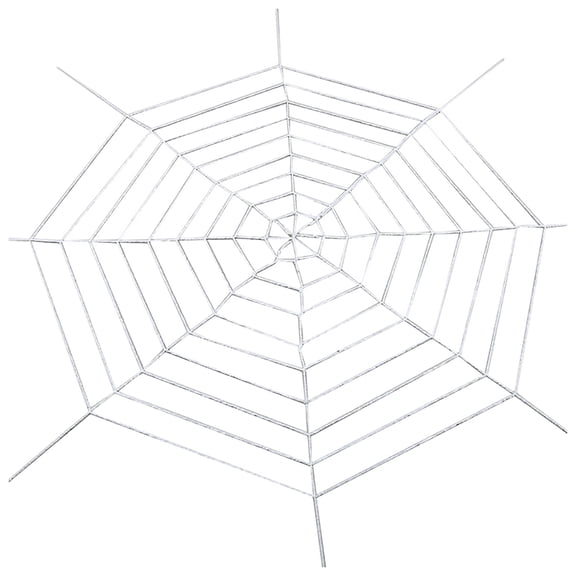 LGHDIWN Ring Spider Web Halloween Decorations Outdoor, Rope Fake Spider Web, Halloween Decorations, Round Fake Cobweb, Elastic Spider Web Props for Garden, Party