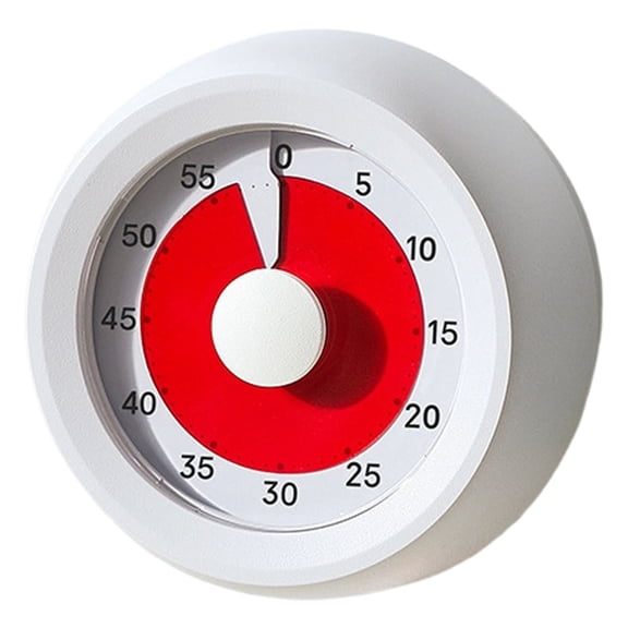 LGHDIWN Visual Countdown Timer for 𝗞𝗶𝗱𝘀 Learning - Silent 60-Minute Analog Timer Clock for Classroom, Homework, Focus, Teachers, and Home𝗦𝗰𝗵𝗼𝗼𝗹ing Activities