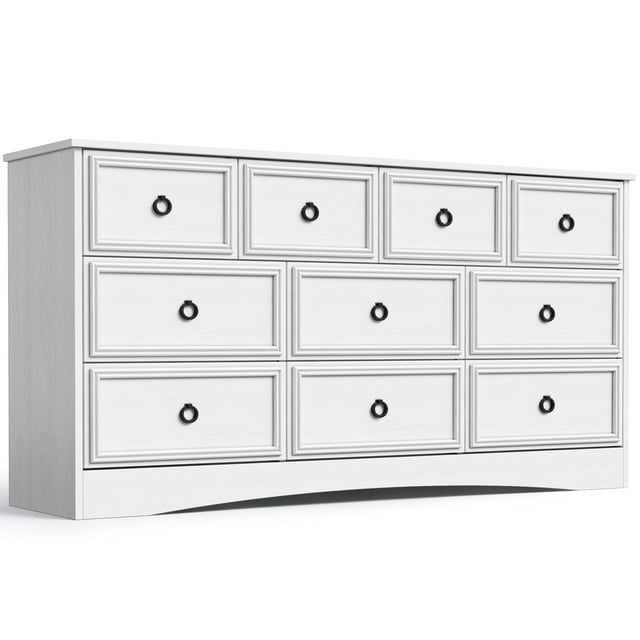 LGHM 10 Drawer Dresser for Bedroom, Dresser TV Stand, Chest of Drawers for Storage and