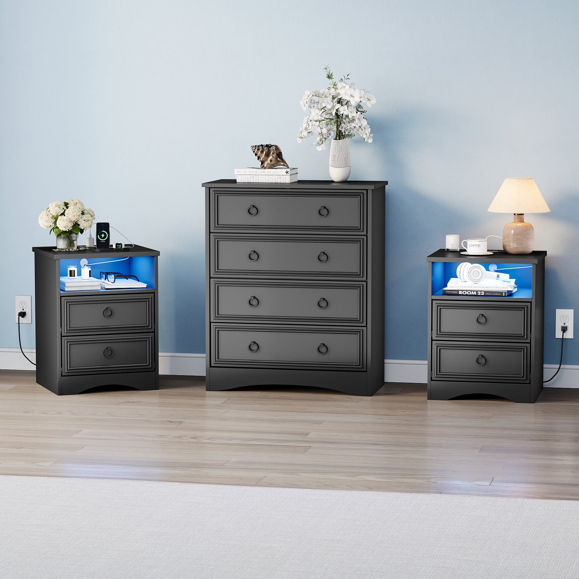 long black dress halloween costume ideas Homestyles Oak Park 3-Piece Wooden Bedroom Set  Jennifer Furniture