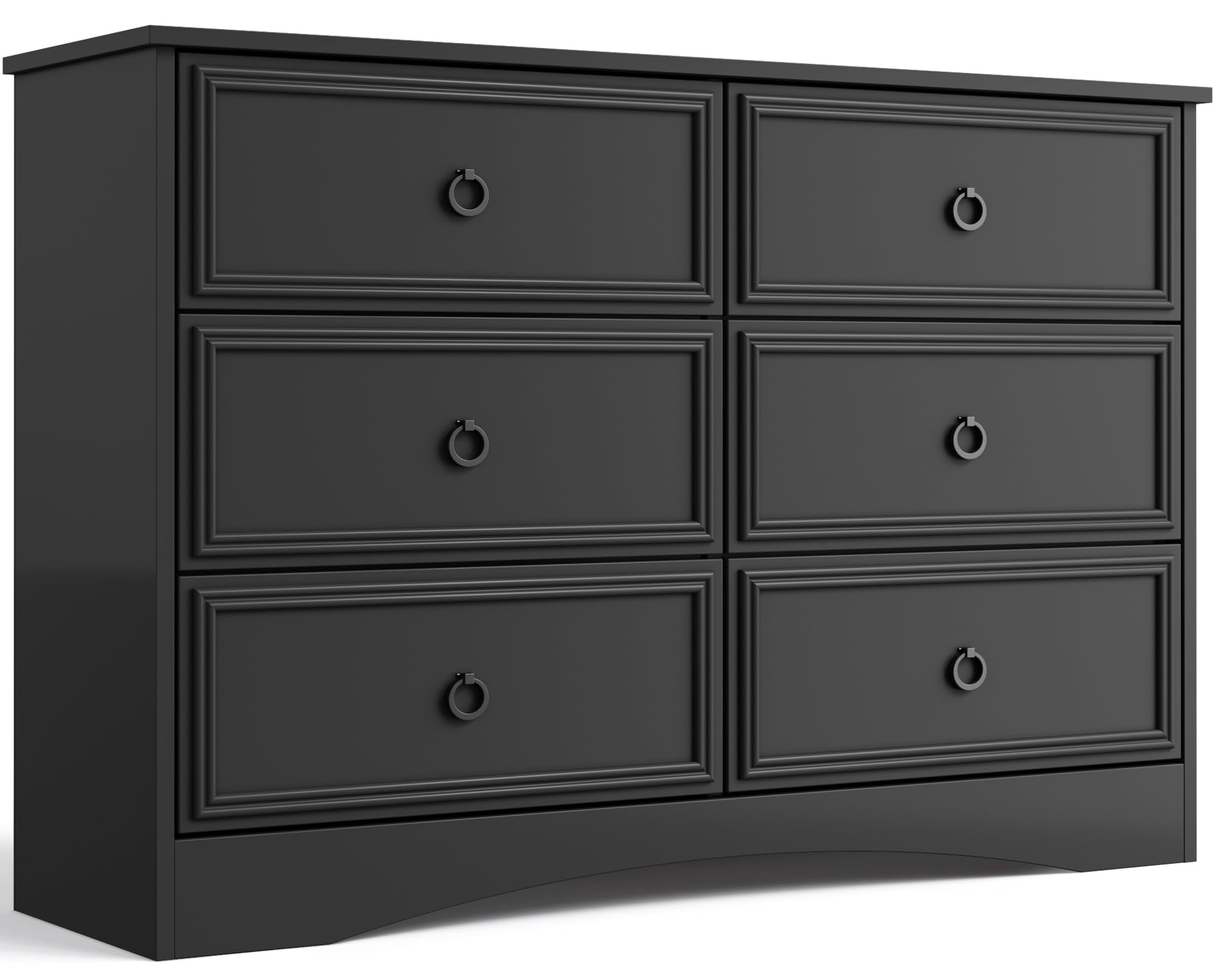 LGHM 6 Drawer Dresser for Bedroom, Modern Farmhouse Chest of Drawers