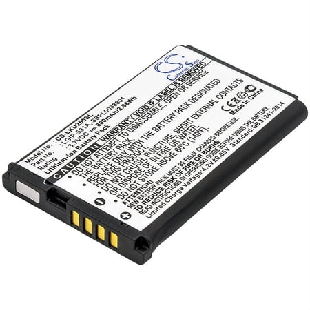 LGIP-531A SBPL0088801 Battery For T-mobile A170 A180 LG A100 Amigo For LG-T500 T500 TFLG320GB G320GB GS101 KX190 KX191 KX197 236C C195 T385 LG-T385 TFLG440GDM3P4P 440G Envoy 2 Envoy 3 Saber True 237C