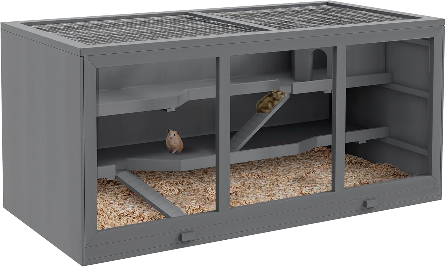 Gallery Detail: Lgood 45 Extra Large Wooden Hamster Cage 3 Layer Chewproof