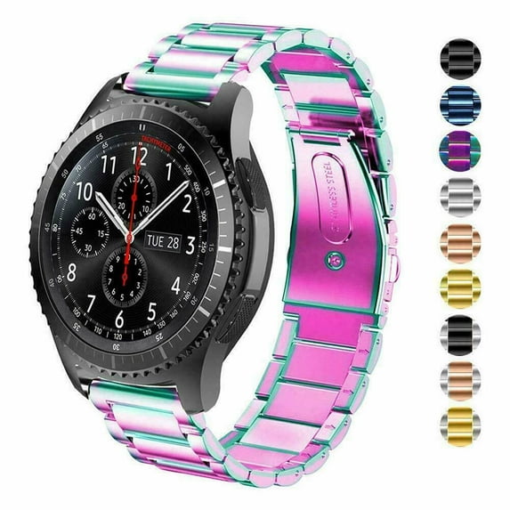 LGSY Band Compatible with Samsung Galaxy Watch 5 Pro 45mm, Watch 5 / 4 40mm 44mm, Watch 4 Classic 42mm 46mm, 20mm Stainless Steel Metal Bands Replacement Bracelet Strap