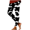 LGhxcb 2024 Halloween Cartoon Bat Print Yoga Pants Leggings