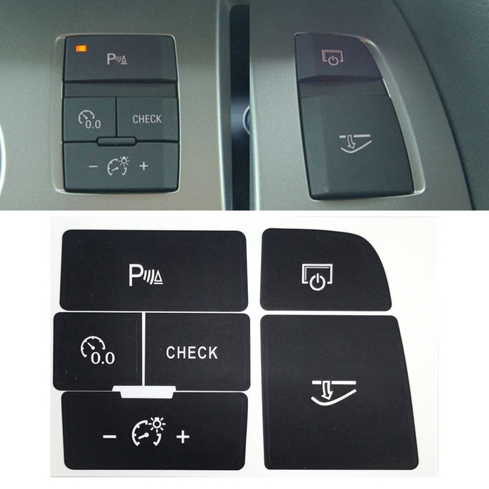 LH For Q7 20072015 Odometer Check & Park Assist switch repair sticker