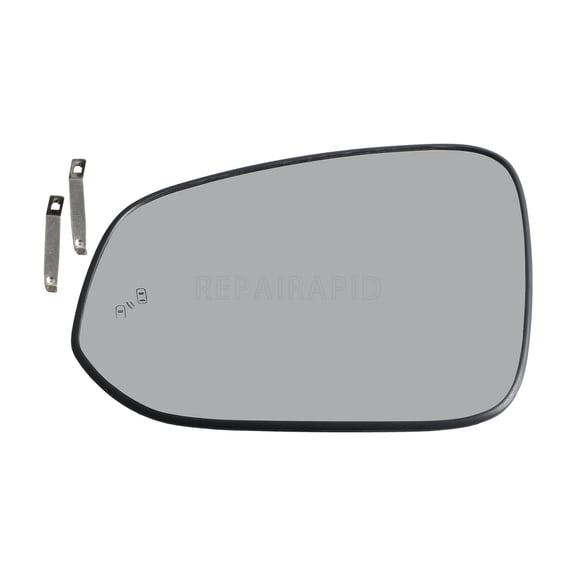 LH Heated Mirror Glass w/ Blind Spot Information System For 2013-18 RAV4 16-21