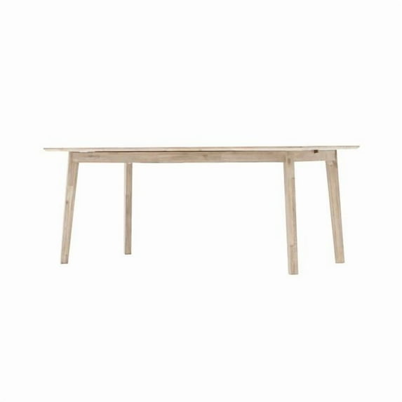 LH Imports GIA011 Gia Extension Dining Table, Grey