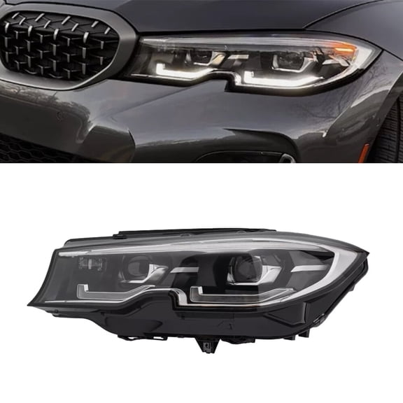 Left Driver Side LED Headlight AFS for 2019 2020 2021 BMW 3 Series G20 G21 G28 9481719 9481705