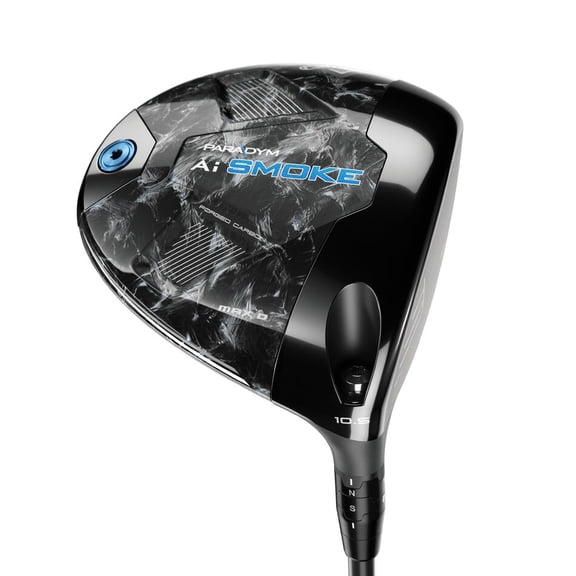 Pre-Owned LH Paradym AI Smoke Max D Mens Graphite Shaft Driver 10.5 Aldila Rogue White 130 MSI 60 Graphite Stiff