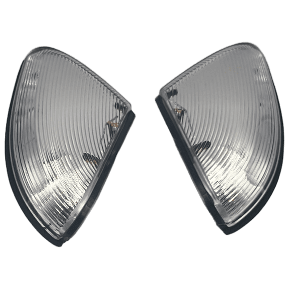 LH RH Smoked LED Mirror Turn Signal Puddle Lights Fit Dodge Ram 2009-2022
