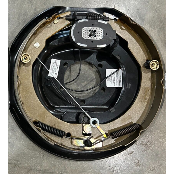 LH Trailer Backing Plate Brake Electric 12" Fits  Nev-R-Adjust 7000 Self