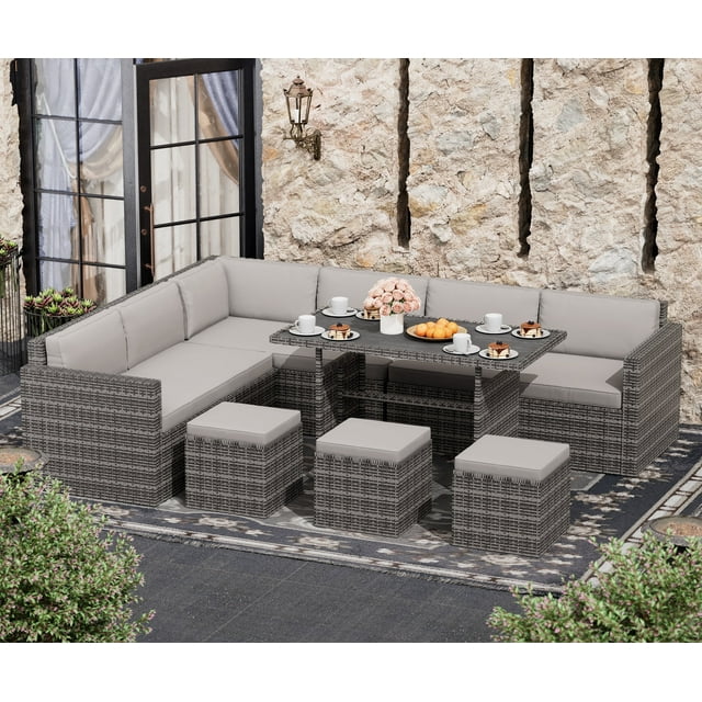 Merton Patio Furniture LAUSAINT HOME 7-Piece Patio Furniture Set