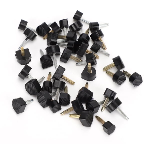 LHCER 40Pcs High Heel Tip Replacement Repair Wear-Resistant Anti-Skid Mute Shoe Accessories,High Heel Replacement Tip ,High Heel Tip