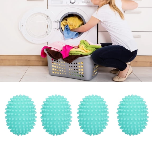 LHCER 4PCS Dryer Balls, Washer Balls aundry Washing Balls Enhance Machine Cleaning Power
